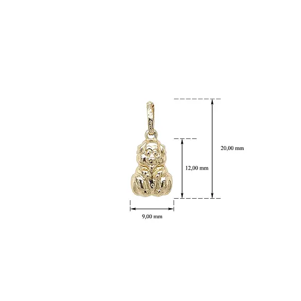 Symbol of Happiness and Prosperity - Elegant Piglet Pendant