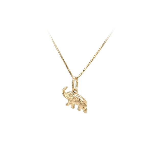 Golden Elephant Pendant