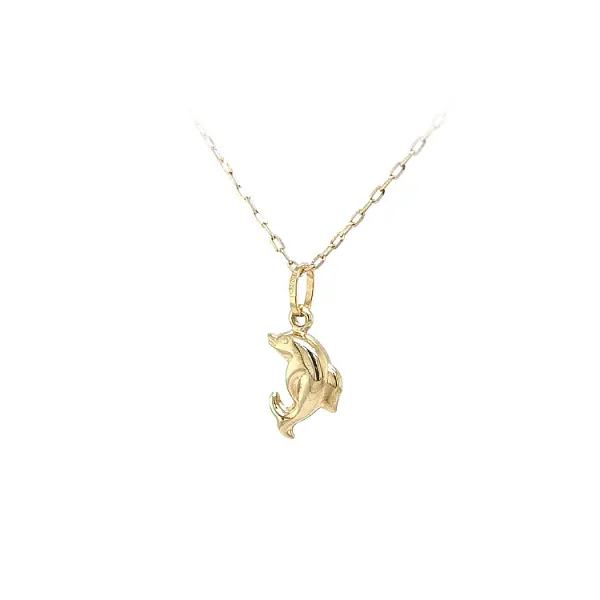 Golden Dolphin Pendant