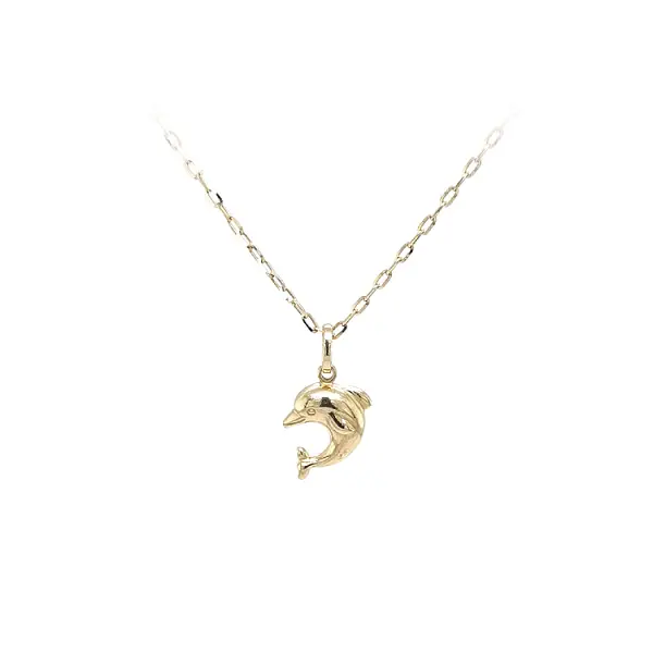 Golden Dolphin Pendant