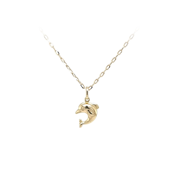 Golden Dolphin Pendant