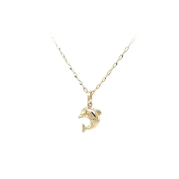 Golden Dolphin Pendant