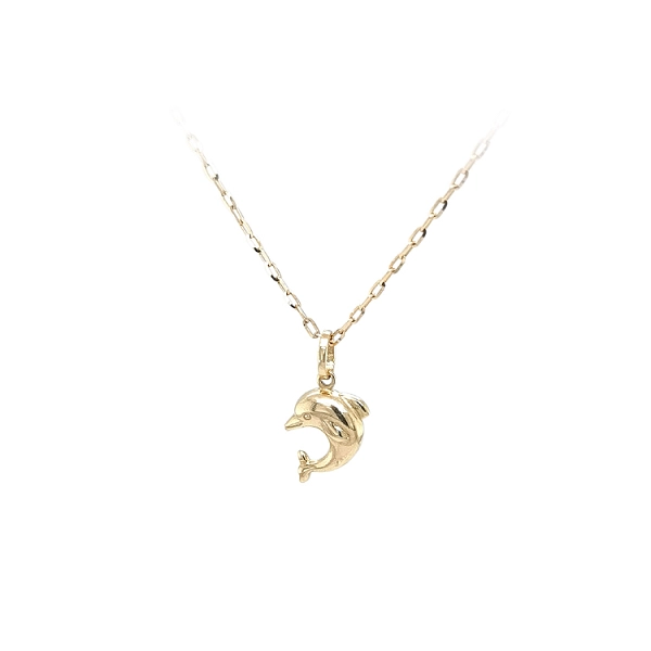Golden Dolphin Pendant