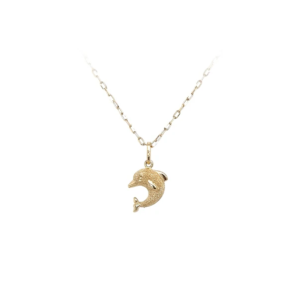 Golden Dolphin Pendant