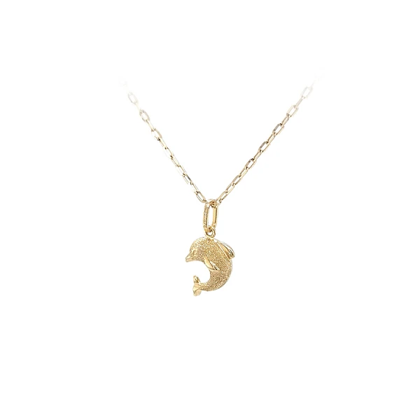 Golden Dolphin Pendant