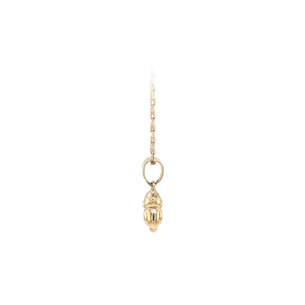 Golden Teddy Bear Pendant