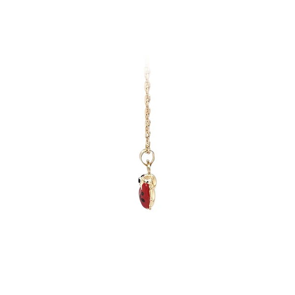Gold Pendant Ladybug