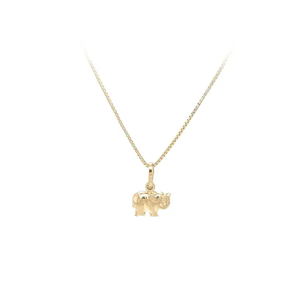 Golden Elephant Pendant