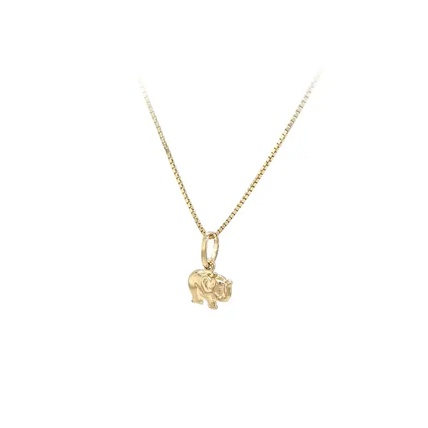 Golden Elephant Pendant