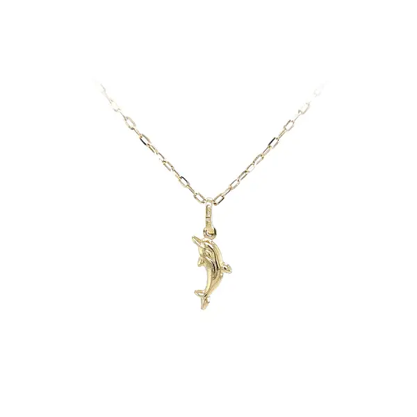 Golden Dolphin Pendant