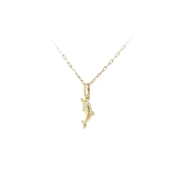 Golden Dolphin Pendant