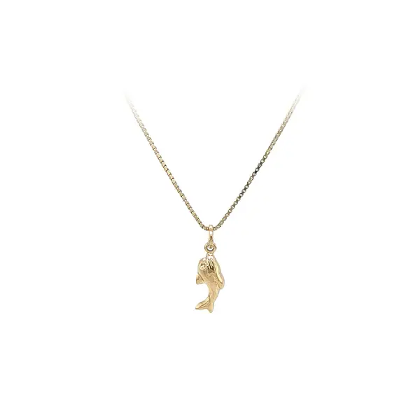 Golden Dolphin Pendant