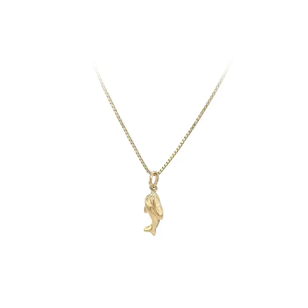 Golden Dolphin Pendant