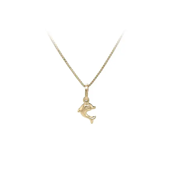 Golden Dolphin Pendant