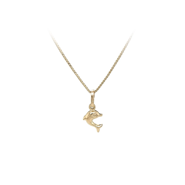 Golden Dolphin Pendant