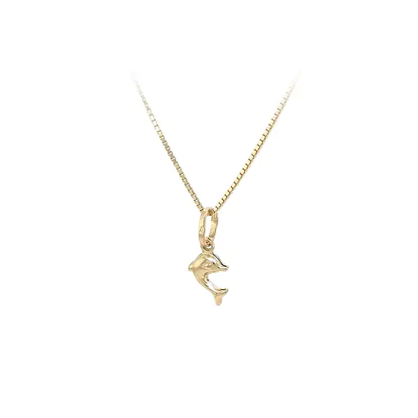 Golden Dolphin Pendant