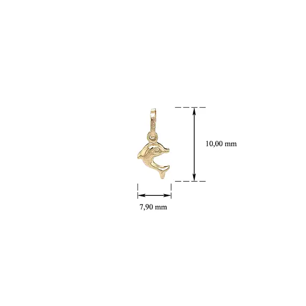 Golden Dolphin Pendant
