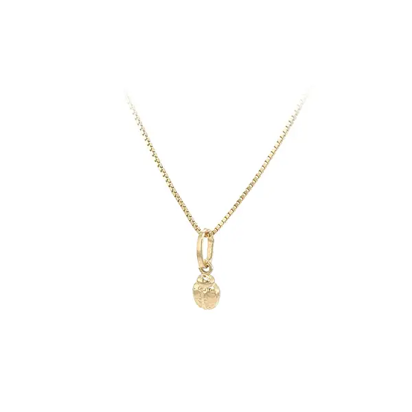 Gold Pendant Ladybug