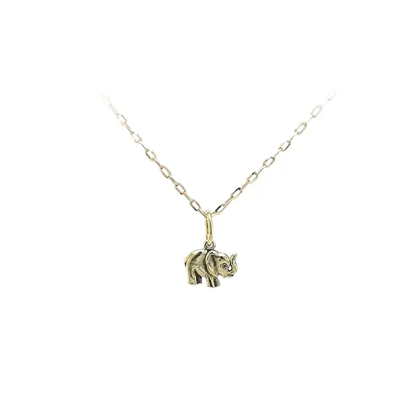Golden Elephant Pendant