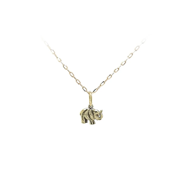 Golden Elephant Pendant