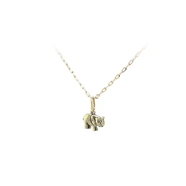 Golden Elephant Pendant