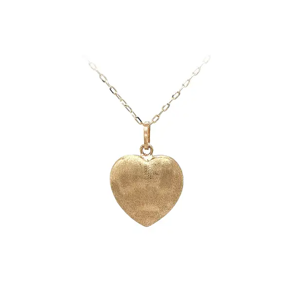 Gold Pendant Heart