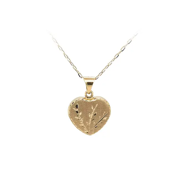 Gold Pendant Heart