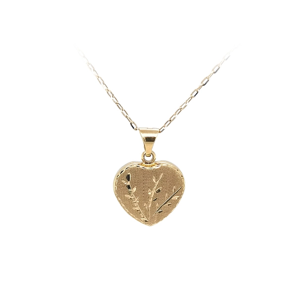 Gold Pendant Heart