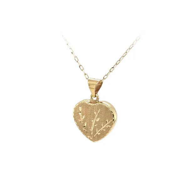 Gold Pendant Heart