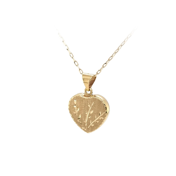 Gold Pendant Heart