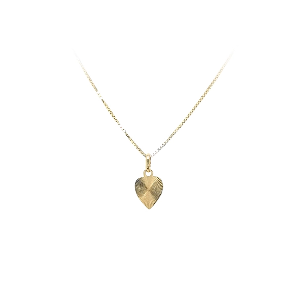 Gold Pendant Heart