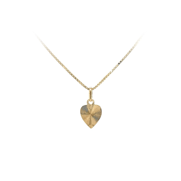 Gold Pendant Heart