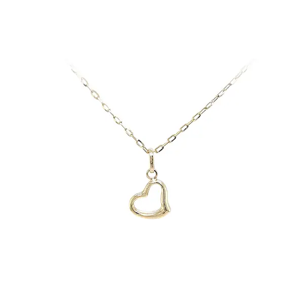 Gold Pendant Heart
