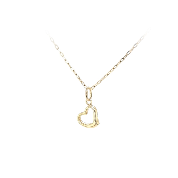 Gold Pendant Heart