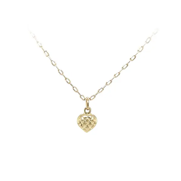 Gold Pendant Heart
