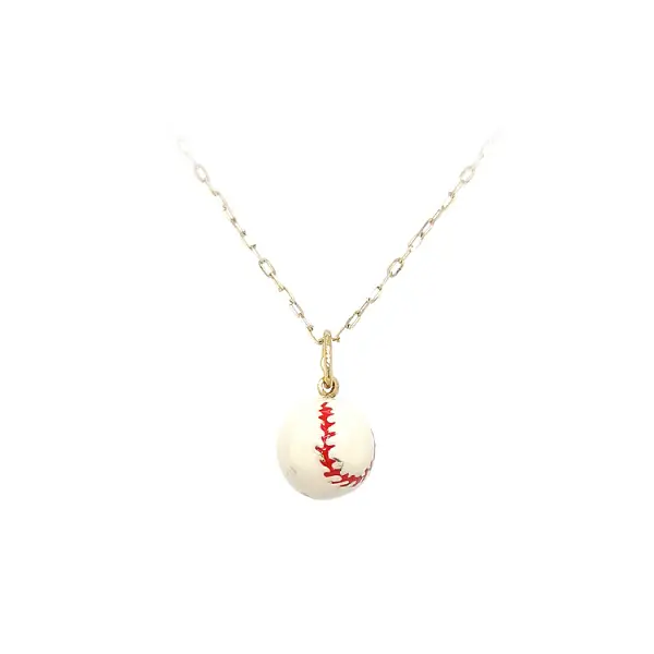 Gold Pendant Baseball