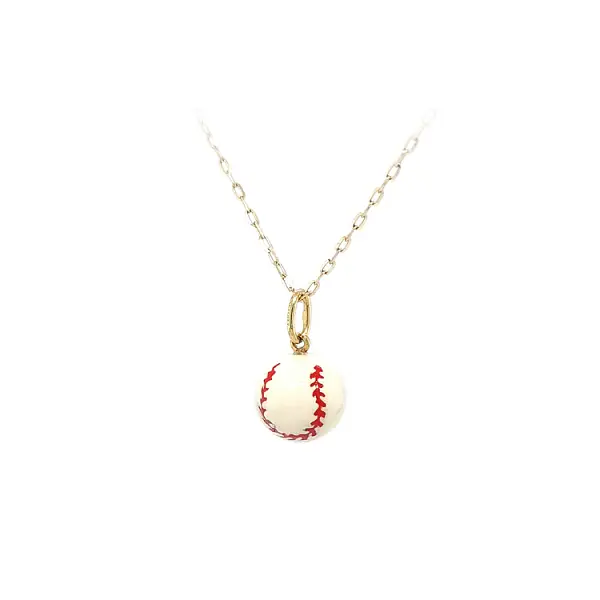 Gold Pendant Baseball