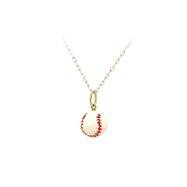 Gold Pendant Baseball