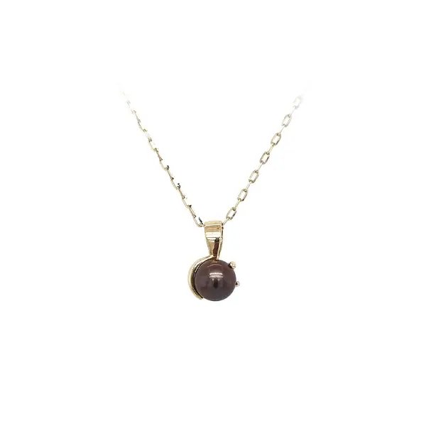 Gold Pendant with Pearl
