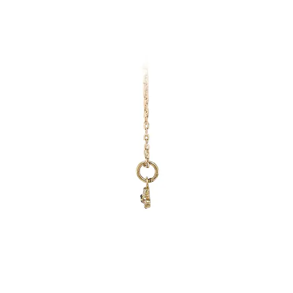 Gold Pendant with Blue Stone