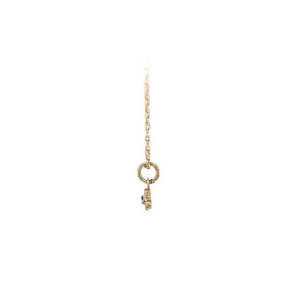 Gold Pendant with Blue Stone