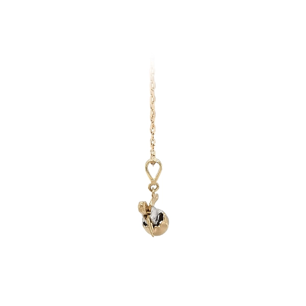 Gold Pendant Turtle made of Combined Gold