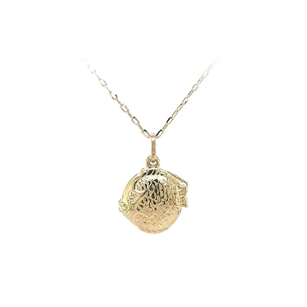 Gold Fish Pendant