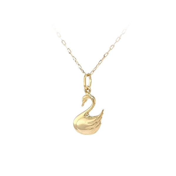 Golden Swan Pendant