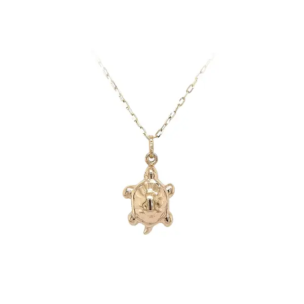 Golden Turtle Pendant