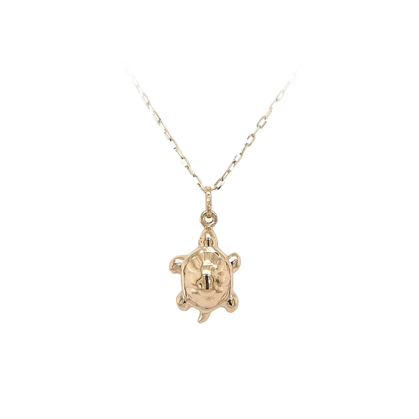 Golden Turtle Pendant