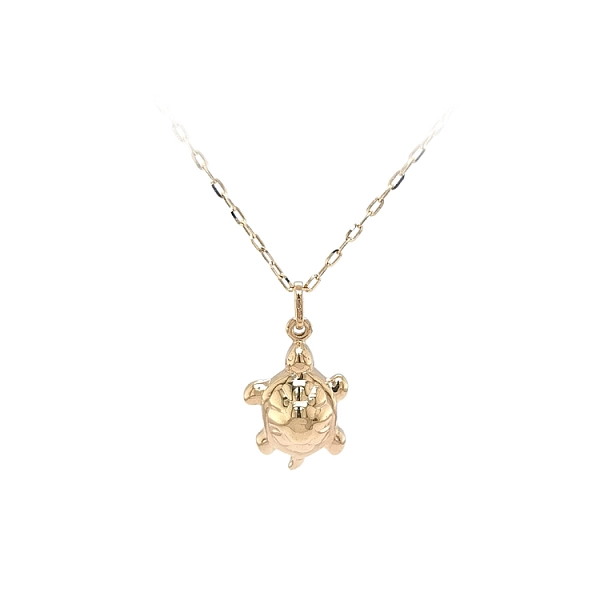 Golden Turtle Pendant