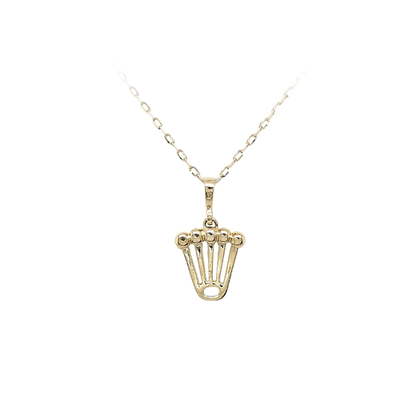 Gold Pendant Crown