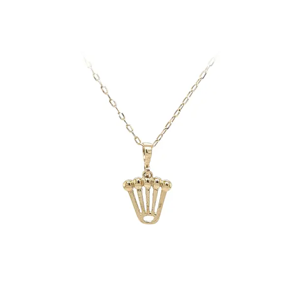 Gold Pendant Crown