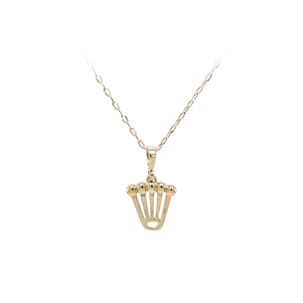Gold Pendant Crown